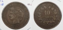 World Coins - FRANCE: 1898-A 10 Centimes
