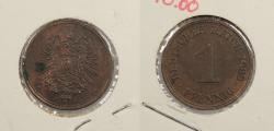 World Coins - GERMANY: 1888-J Pfennig