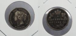 World Coins - CANADA: 1896 Victoria 5 Cents