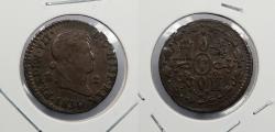 World Coins - SPAIN: 1830 Ferdinand VII 2 Maravedis