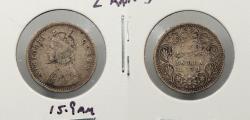 World Coins - INDIA: 1874-(b) Victoria 2 Annas
