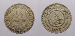 World Coins - LEBANON: 1936 1/2 Piastre