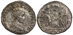 Ancient Coins - Carinus 283-285 A.D. Antoninianus Antioch Mint Near EF