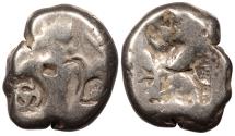 Ancient Coins - Achaemenid Kings Time of Artaxerxes I to Darius II ca. 450-420 B.C. Siglos Good Fine