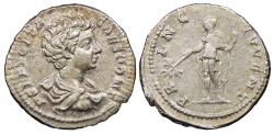 Ancient Coins - Geta, as Caesar 198-209 A.D. Denarius Rome Mint Good VF