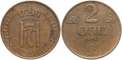 World Coins - NORWAY 1922 2 Ore