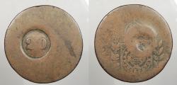 World Coins - BRAZIL: ND (1835) Countermark over 40 Reis 20 Reis