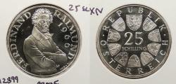 World Coins - AUSTRIA: 1966 25 Schilling Proof
