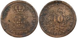 World Coins - PORTUGAL Maria II 1833 40 Reis (Pataco) VF