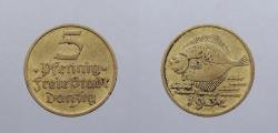 World Coins - DANZIG: 1932 5 Pfennig