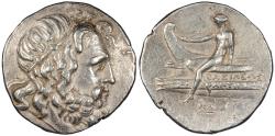 Ancient Coins - Kings of Macedon temp. Antigonos II Gonatas-Demetrios II Aitolikos 246/5-229 B.C. Tetradrachm Good VF