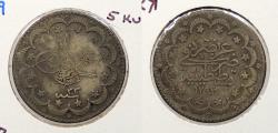 World Coins - TURKEY: AH 1293 Y33 (1907) 5 Kurush
