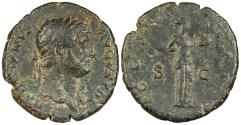 Ancient Coins - Hadrian 117-138 A.D. As Rome Mint VF