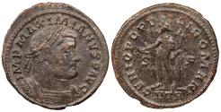 Ancient Coins - Maximian 286-305 A.D. Follis Trier Mint VF