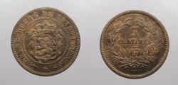World Coins - LUXEMBOURG: 1870 5 Centimes