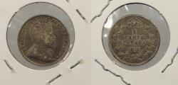 World Coins - CANADA: 1910 Edward VII 5 Cents