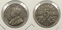 World Coins - CANADA 1927 5 Cents