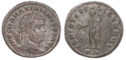 Ancient Coins - Maximianus 286-305 AD Follis Cyzicus Mint Good VF