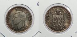 World Coins - GREAT BRITAIN 1944 Sixpence (6 pence)