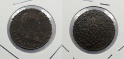 World Coins - SPAIN: 1833 Ferdinand VII 2 Maravedis
