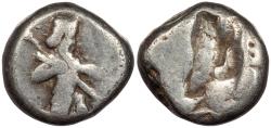 Ancient Coins - Achaemenid Kings temp. Artaxerxes I to Artaxerxes II ca. 450-375 B.C. Siglos Fine