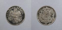 World Coins - MEXICO: Republic 1891-Go R 10 Centavos