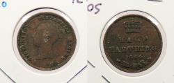 World Coins - GREAT BRITAIN 1844 1/2 Farthing