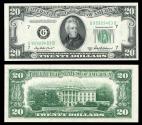 Us Coins - FRN 1950-B Twenty Dollars UNC