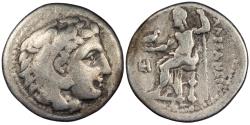 Ancient Coins - Kings of Macedon Alexander III (The Great) 336-323 B.C. Drachm Good Fine