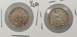 World Coins - PERU Republic 1903-JF 1/2 Dinero