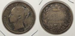 World Coins - GREAT BRITAIN: 1871 Victoria Shilling