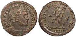 Ancient Coins - Galerius, as Caesar 293-305 A.D. Follis Trier Mint Near EF