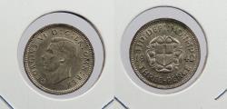 World Coins - GREAT BRITAIN: 1942 George VI Threepence (3 Pence)
