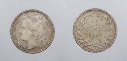 World Coins - NETHERLANDS: 1906 25 Cents
