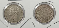 World Coins - DENMARK: 1911 25 Øre