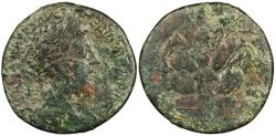 Ancient Coins - Marcus Aurelius 161-180 A.D. Sestertius Rome mint Fair
