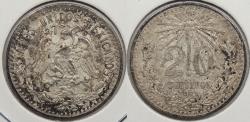 World Coins - MEXICO: 1935 20 Centavos