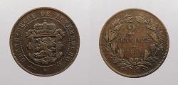 World Coins - LUXEMBOURG: 1854 2 1/2 Centimes