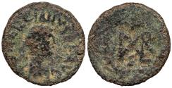 Ancient Coins - Marcian 450-457 A.D. AE4 Constantinople Mint Fine