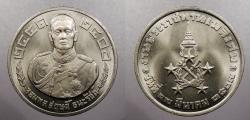 World Coins - THAILAND: BE 2507 (1964) General Sarit Thanarat 35mm Medal High Relief
