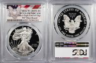 Us Coins - 2016-W Proof Silver Eagle 1 Dollar (Silver) 30th Anniversary; Lettered Edge; WP Mint Hoard PCGS PF-70 UCAM