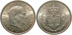 World Coins - DENMARK 1965 5 Kroner