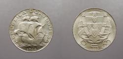 World Coins - PORTUGAL: 1944 2 1/2 Escudo