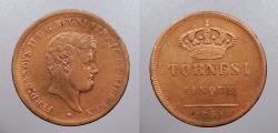World Coins - ITALIAN STATES: Genoa 1851 5 Tornesi