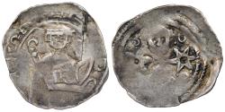 World Coins - AUSTRIA Friesach in Salzburg Archbishopric Eberhard II 1200-1246 Pfennig (Friesacher Pfennig) VF