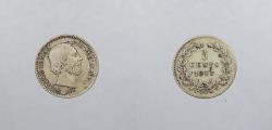 World Coins - NETHERLANDS: 1863 5 Cents