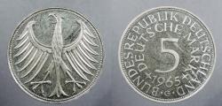 World Coins - GERMANY: Federal Republic 1965-G 5 Mark Proof