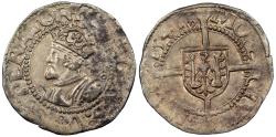 World Coins - FRANCE Besançon Charles V, as Holy Roman Emperor 1530-1556 1/2 Blanc 1541 EF