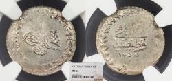 World Coins - TURKEY Abdul Mejid AH 1255 Y5 (1843) 10 Para NGC MS-63