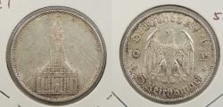World Coins - GERMANY Third Reich 1935-G 5 Mark